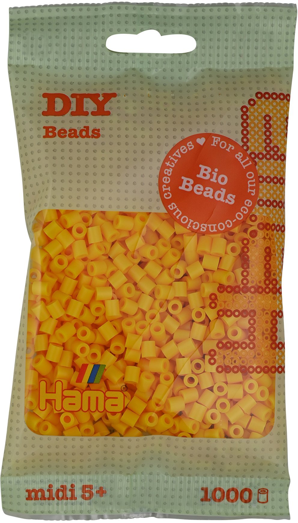 Hama midi koraliki 1000stk żółty