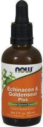 NOW Foods NOW Foods - Echinacea & Gorzknik Kanadyjski, 60 ml