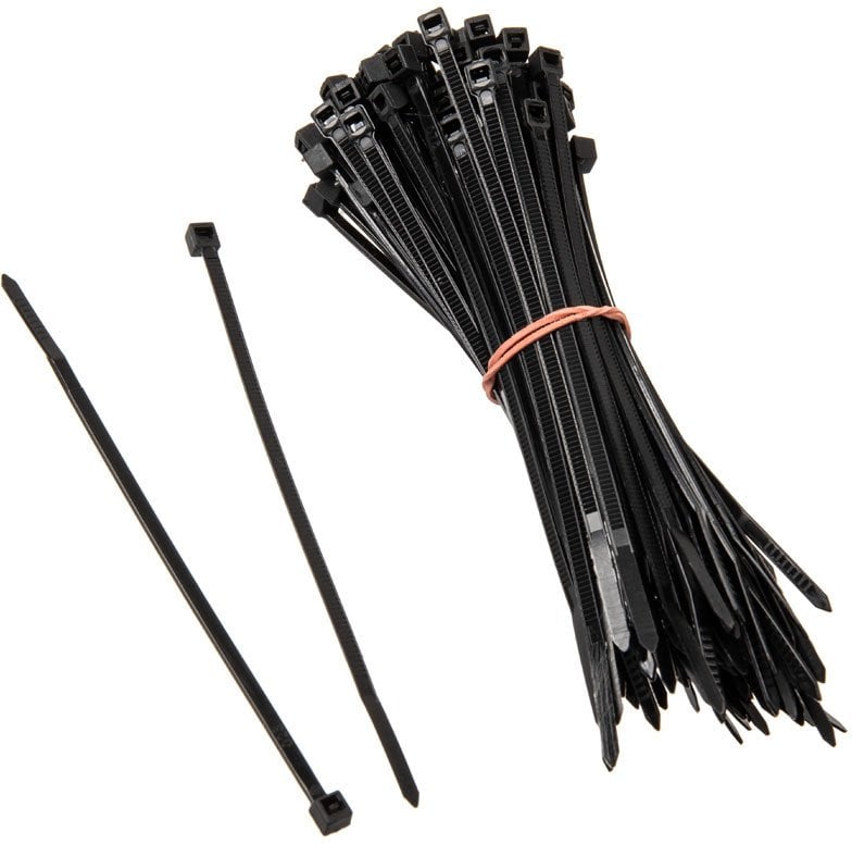 Organizer Kolink Kolink Black PA 66 Plastic Cable Ties - 2.5mm x 100mm - 100 Pack
