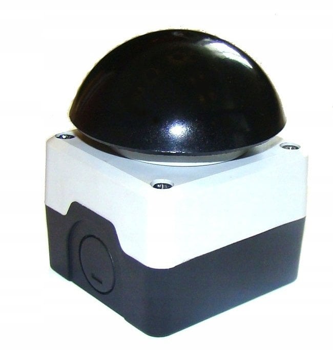 Schneider Electric Kaseta sterownicza czarny-szary, czarny przycisk grzybkowy 72mm, T0-P1C300M72H