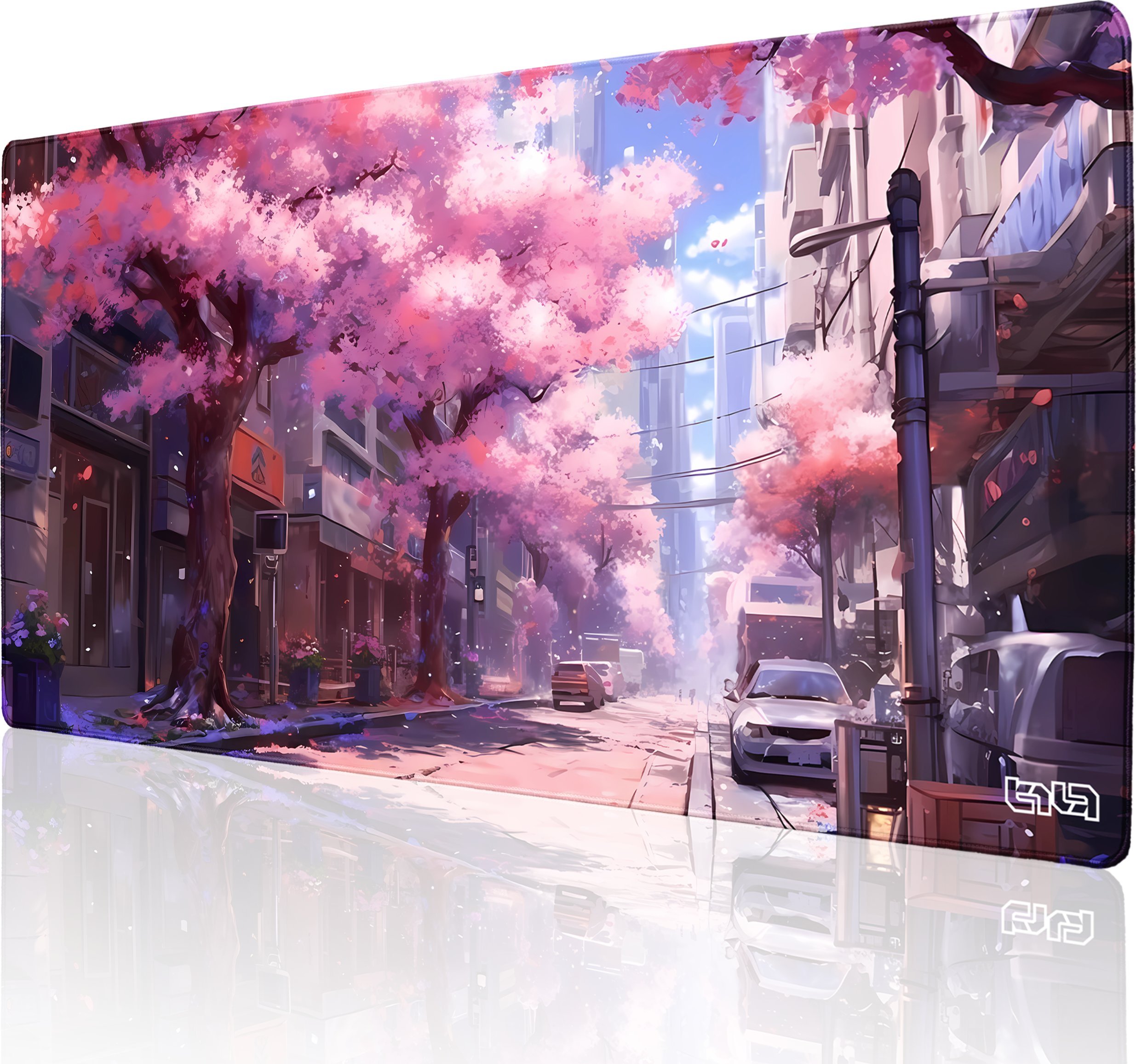 Podkładka Tilt PODKŁADKA GAMINGOWA Sakura City 100x50 TILT Na biurko XXL Antypoślizgowa