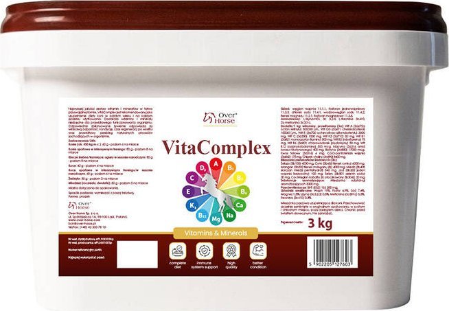 Over Horse VitaComplex Witaminy i minerały dla koni 3 kg