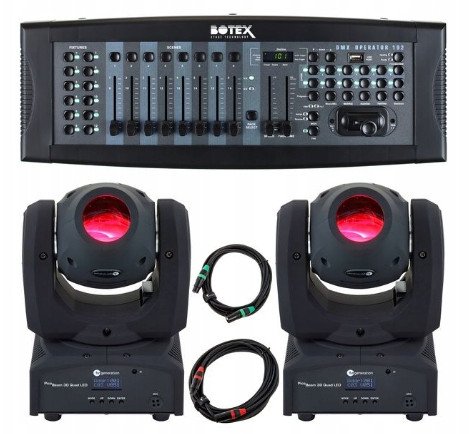 Botex Controller DMX DC-192 Fun Generation PicoBeam 30 Quad LED w zestawie