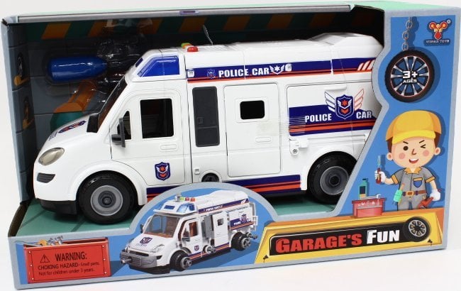 Hipo Auto policja św/dźw rozkręcana YW8088A 09998