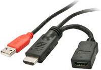 Adapter USB Lindy USB - HDMI Czarny (41080)
