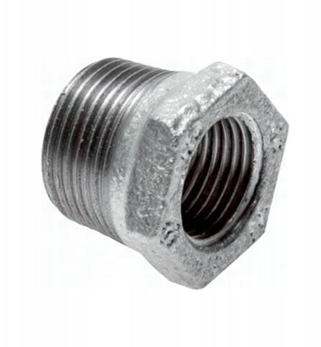 IDMAR Redukcja 1 1/2"x1/2" żeliwna ocynkowana GW/GW N4 GZ/GW (DN32xDN15)