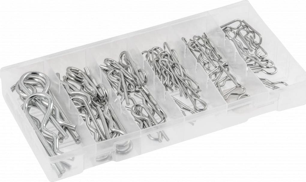 Högert Technik Zawleczki Zestaw Zawleczek Sprężystych 150 Szt