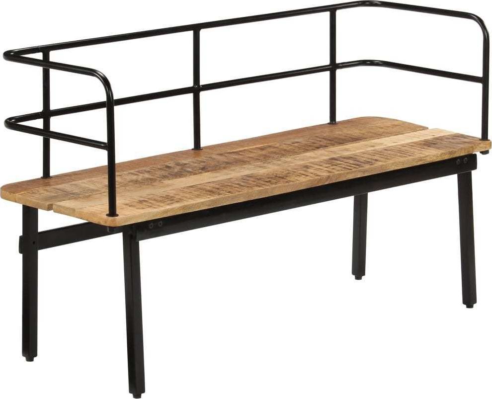 vidaXL Ławka, 120x40x70 cm, lite drewno mango