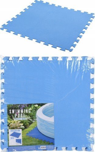Koopman Mata piankowa pod basen niebieska 50x50 cm 9 szt.