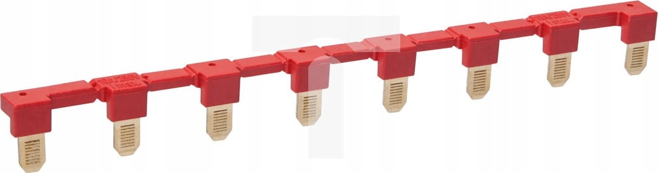 Relpol Mostek grzebieniowy 8-polowy czerwony do gniazd GZP80 i przekaźników PUSH-IN PI84, PI85, PI84P, PI85P - ZGZP80-8 RD 2616320