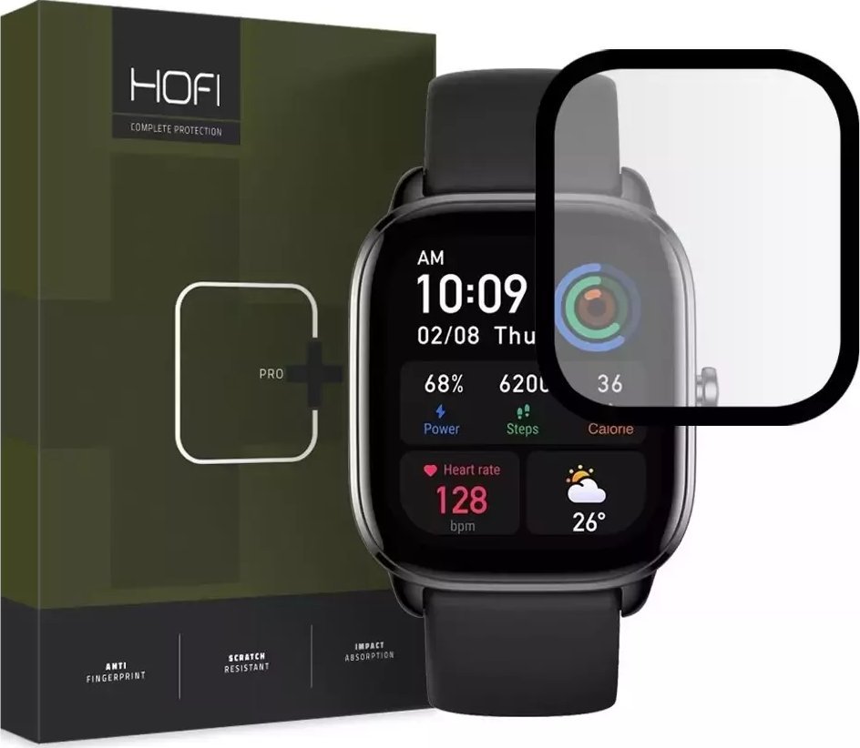 Hofi Szkło hybrydowe Hybrid Pro+ Amazfit GTS 4 Mini Black