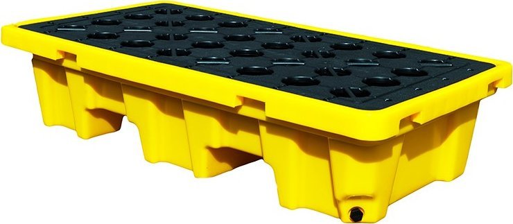 Topserw Wanna wychwytowa z kratownicą na 2 beczki, pojemność 150 l, wym. 1300 x 680 x 300