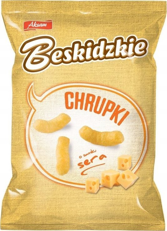 Beskidzkie Aksam Chrupki o smaku sera 85g