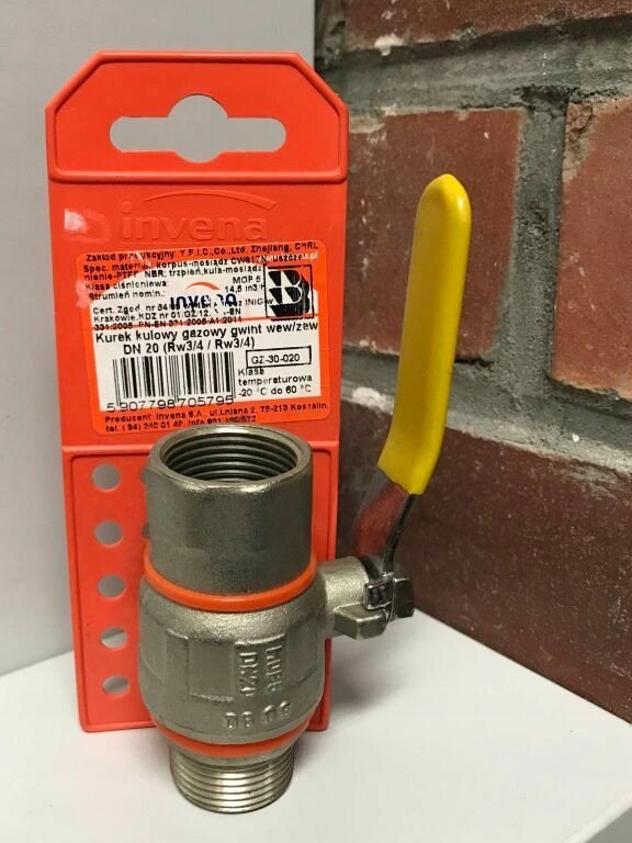 Invena ZAWOR GAZOWY DN-20 W/Z