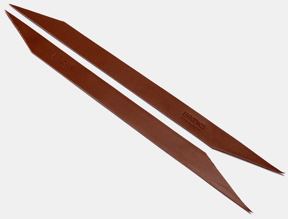 Paski chwytów BROOKS LEATHER REPLACEMENT TAPE, Honey, Skóra garbowana, Dla modelu Slender, 2,5mm (NEW 2025)