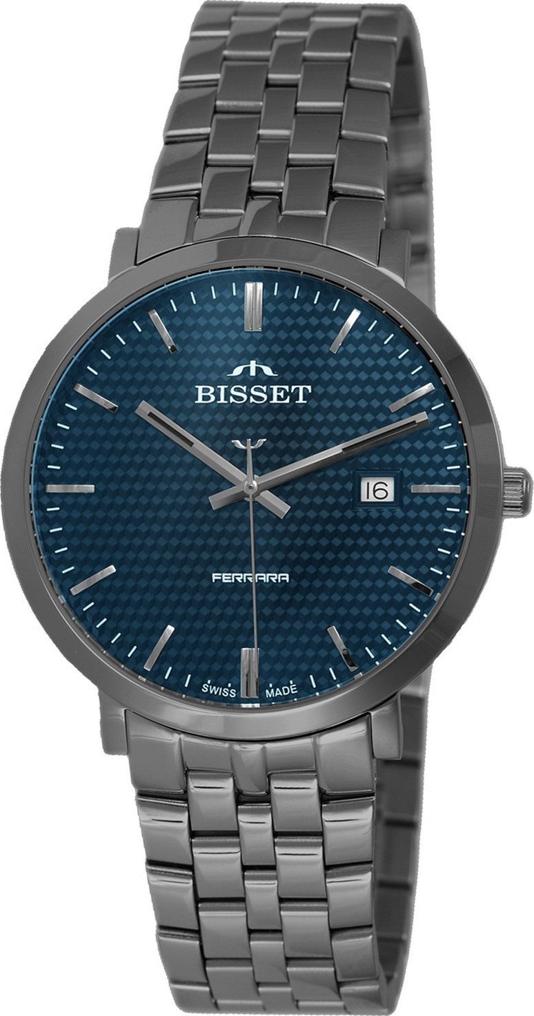 Zegarek Bisset Zegarek męski Bisset BIS187 szary