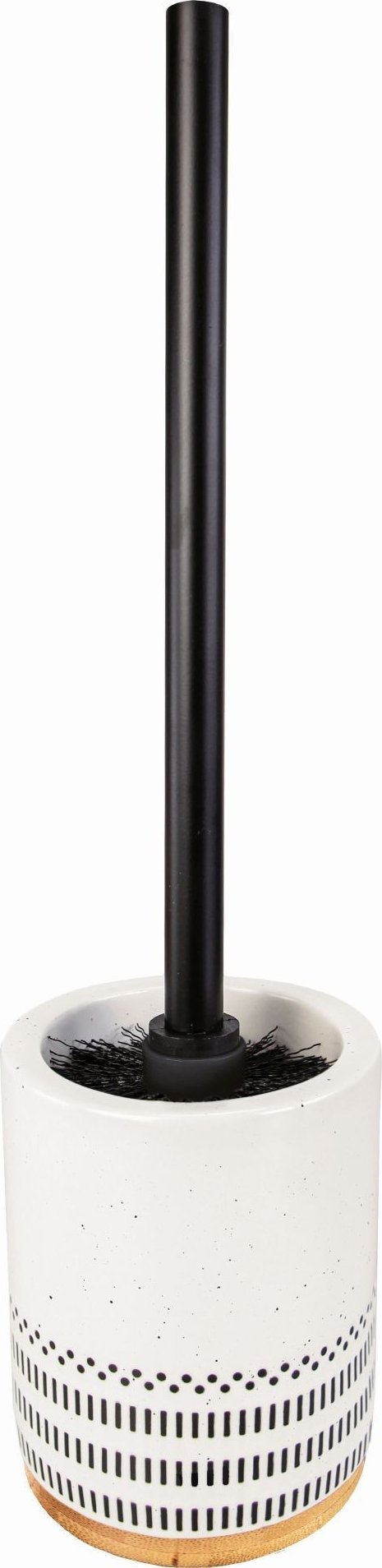 Kleine Wolke Alva Szczotka WC ze stojakiem czarny biały