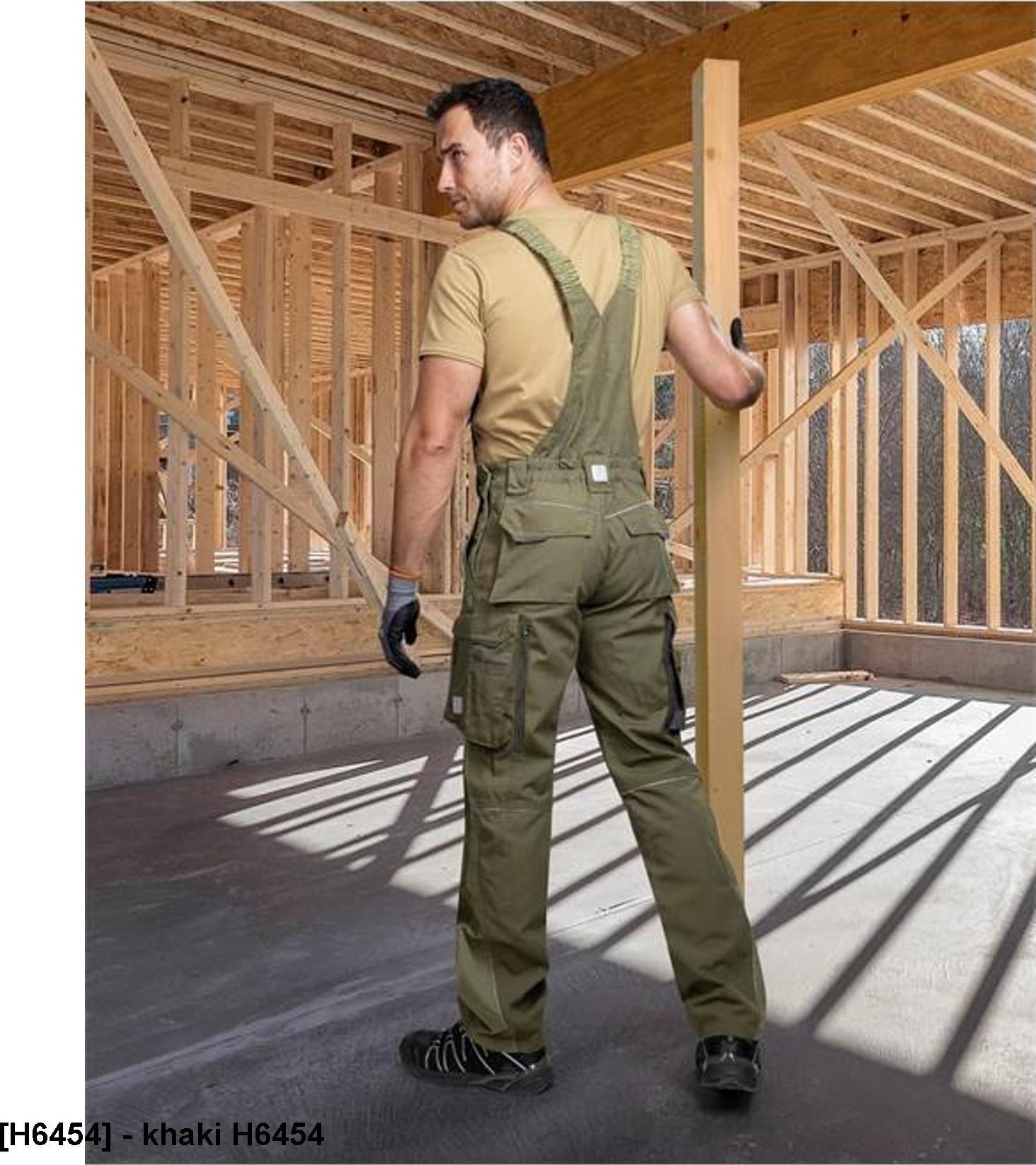 Ardon ARDON URBAN+ - Spodnie ogrodniczki ARDONURBAN+ khaki skrócone - khaki H6454 2XL