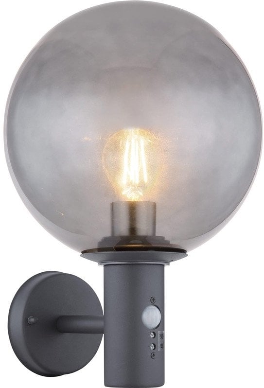 WALL LAMP DH07.071 15W E27 PIR SMOKY