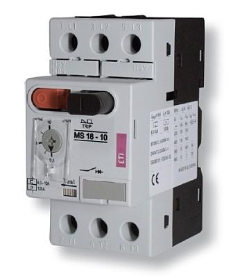 Eti-Polam Wyłącznik silnikowy 3P 1,5kW 2,5-4A MS18-2,5-4A - 004600347