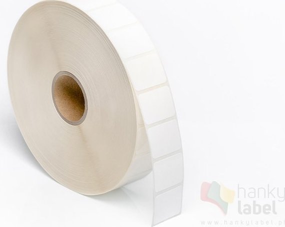 HankyLabel Etykiety foliowe - 40x25 mm / 2000 szt. naklejki samoprzylepne do drukarki