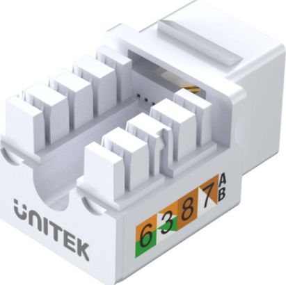 Unitek Moduł keystone port RJ-45 kat.6 UTP (T012A)