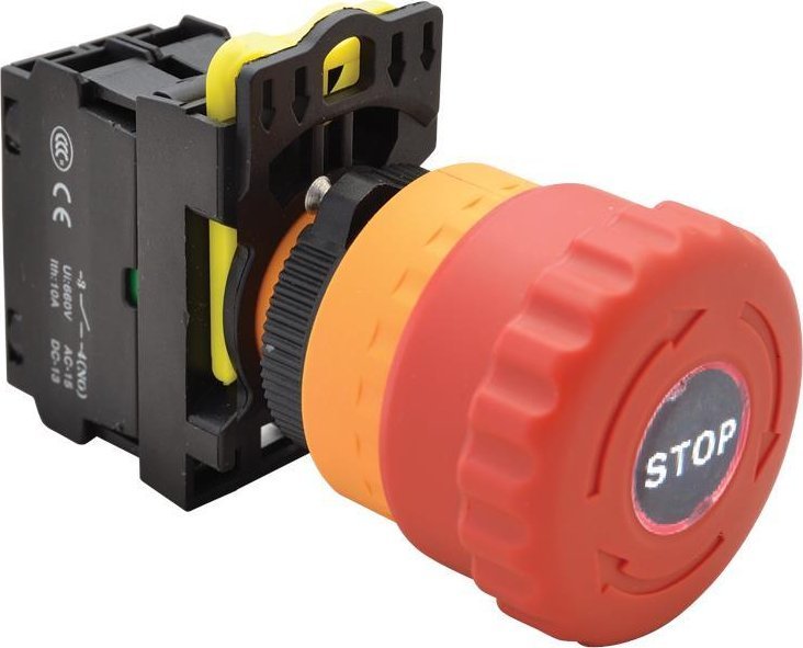 Tracon Electric Przycisk awaryjny z blokadą NYG3-ETLR czerwony