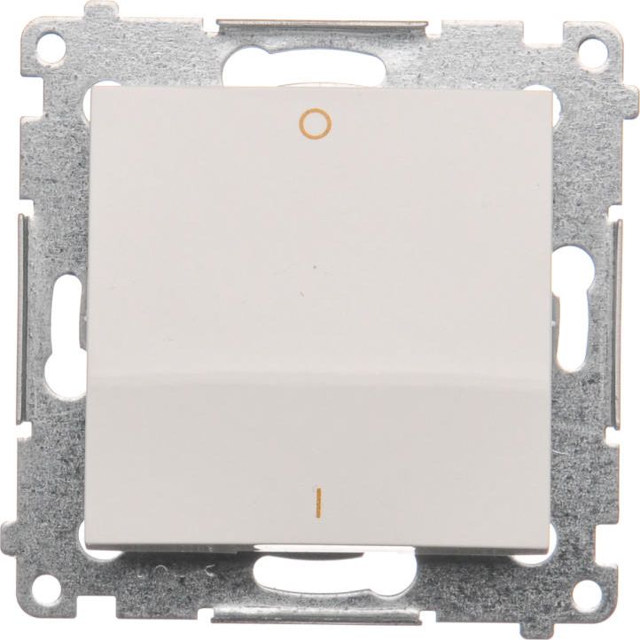 Kontakt-Simon Łącznik dwubiegunowy Simon 54 10AX biały (DW2.01/11)