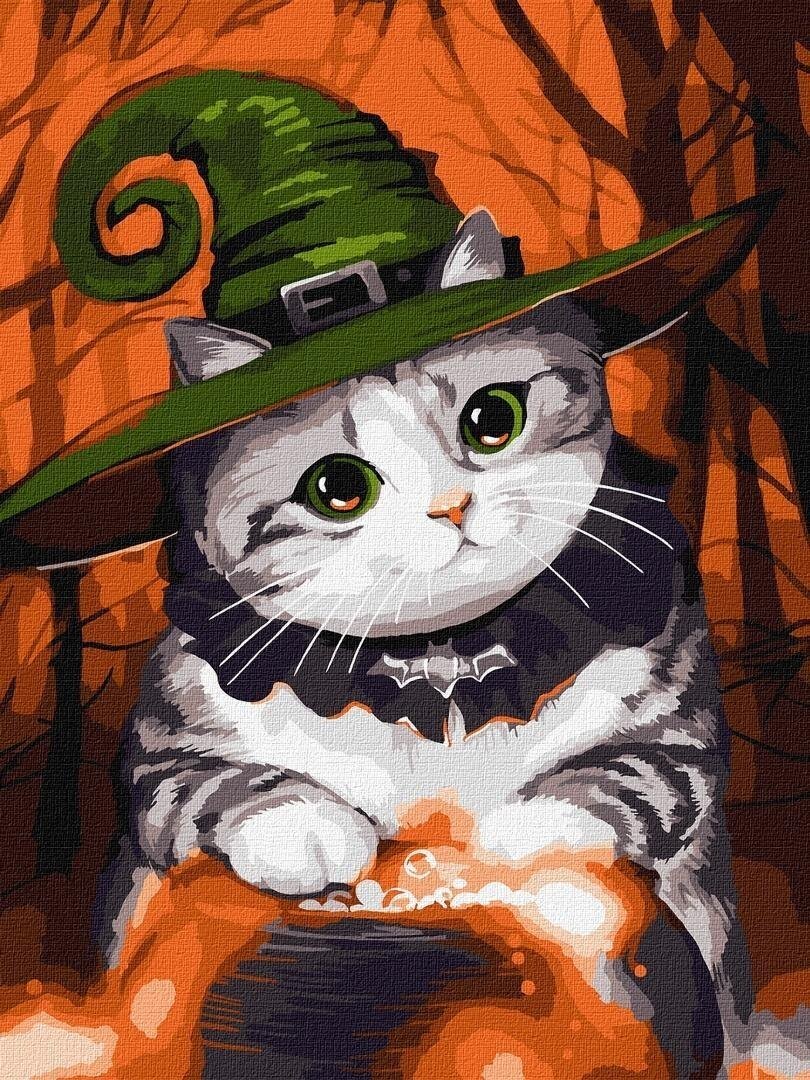 Malowanie po numerach - Magiczny kotek Kids