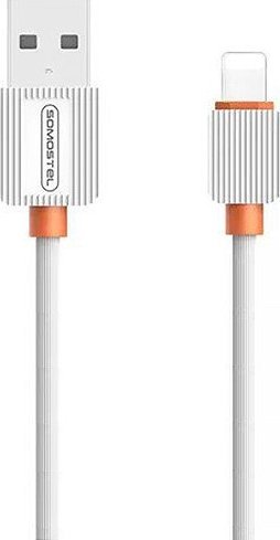 Kabel USB Vega USB-A - Lightning 1 m Biały (28258)