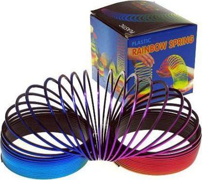 Hipo Sprężyna tęczowa metalizowana 7,5cm Gwiazdka E1088-5A