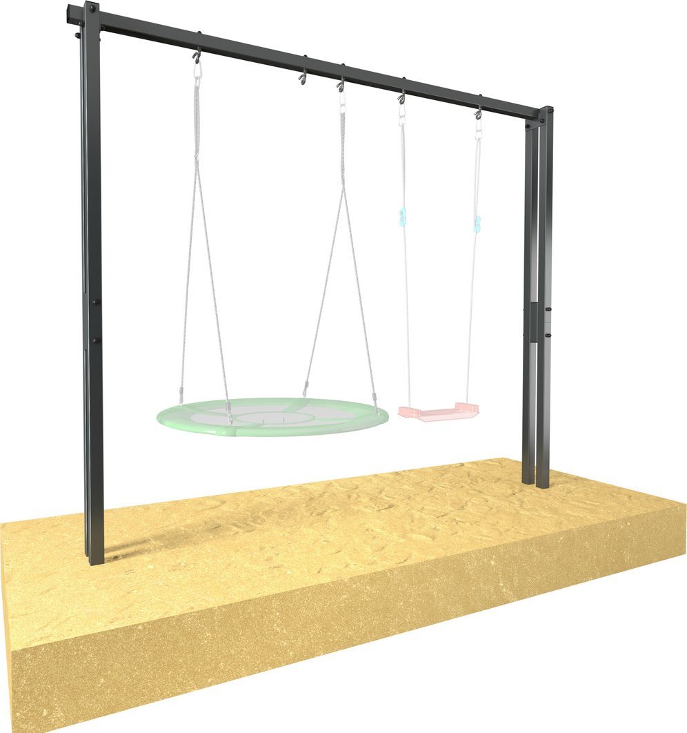 UnderFit Stelaż do huśtawki ogrodowej pojedynczy