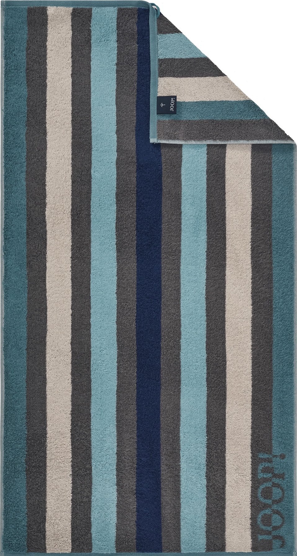Joop! Ręcznik frotte 50x100 cm Tone Stipes 1690-44 morski
