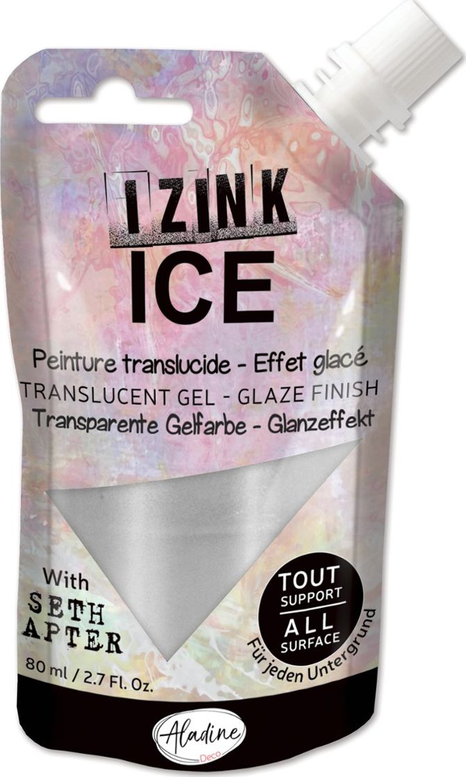 Aladine Farba Izink ICE Srebrna 80 ml