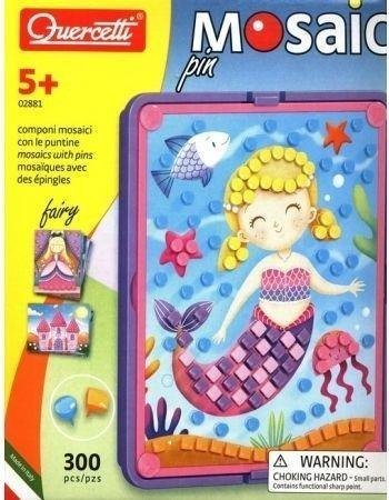 Quercetti QUERCETTI MOSAIC PIN MOZAIKA SYRENKA
