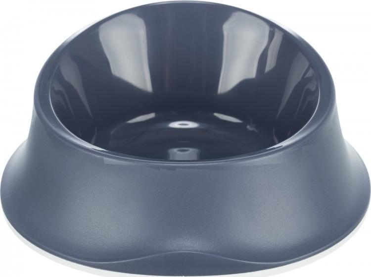 Trixie Miska, dla psa, niebieska, plastik/guma 0,35l /18 cm