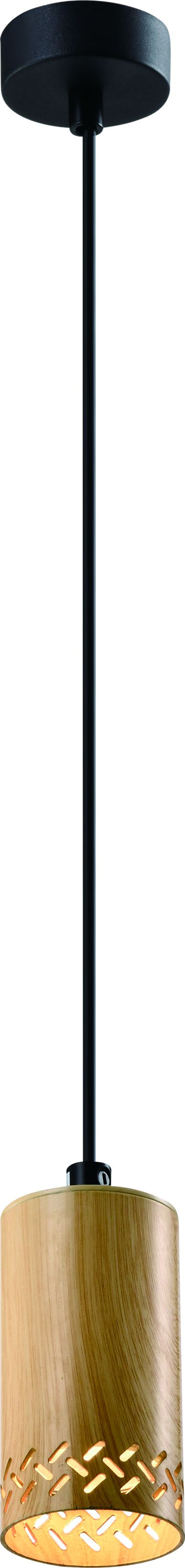 Lampa wisząca Candellux Nowoczesna lampa sufitowa LED Ready brązowa Candellux TUBO 31-78568