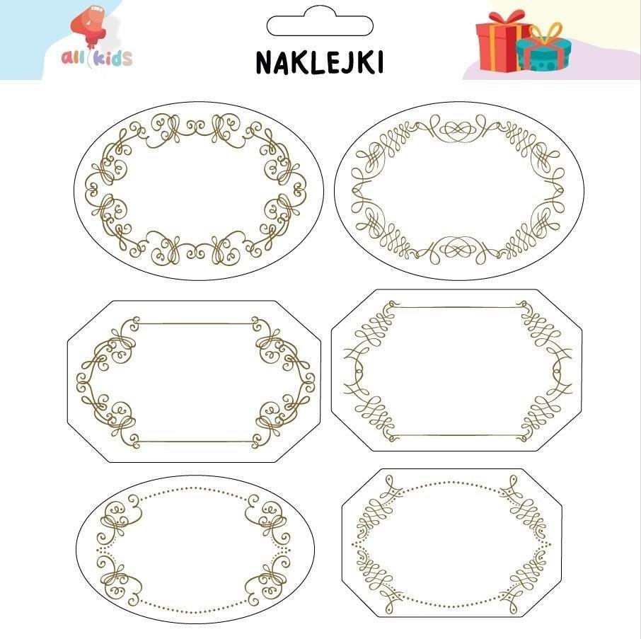 Naklejki na prezenty 5
