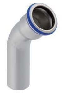 Geberit Kolana Mapress Edelstahl jednokielichowe 45° 42mm - 32707