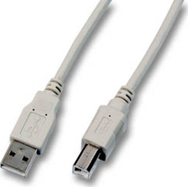 Kabel USB EFB USB-A - USB-B 1.8 m Szary (K5255.1,8)