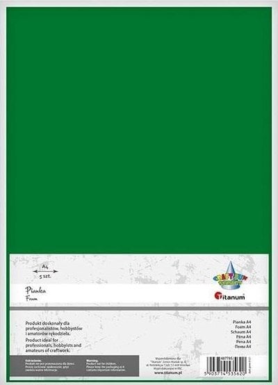 Titanum Pianka A4 5szt ciemnozielona
