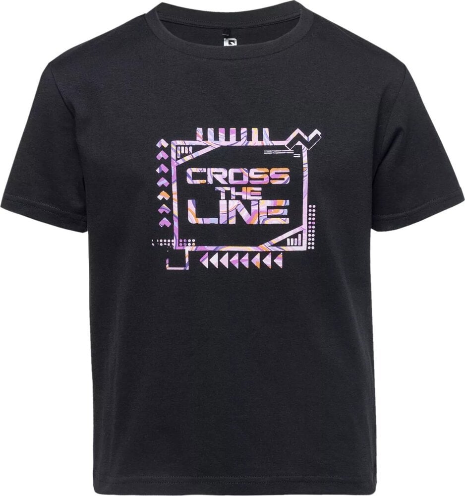 IQ Dziecięca koszulka zkrótkim rękawem IQ Dafi Jrg czarna rozmiar 164