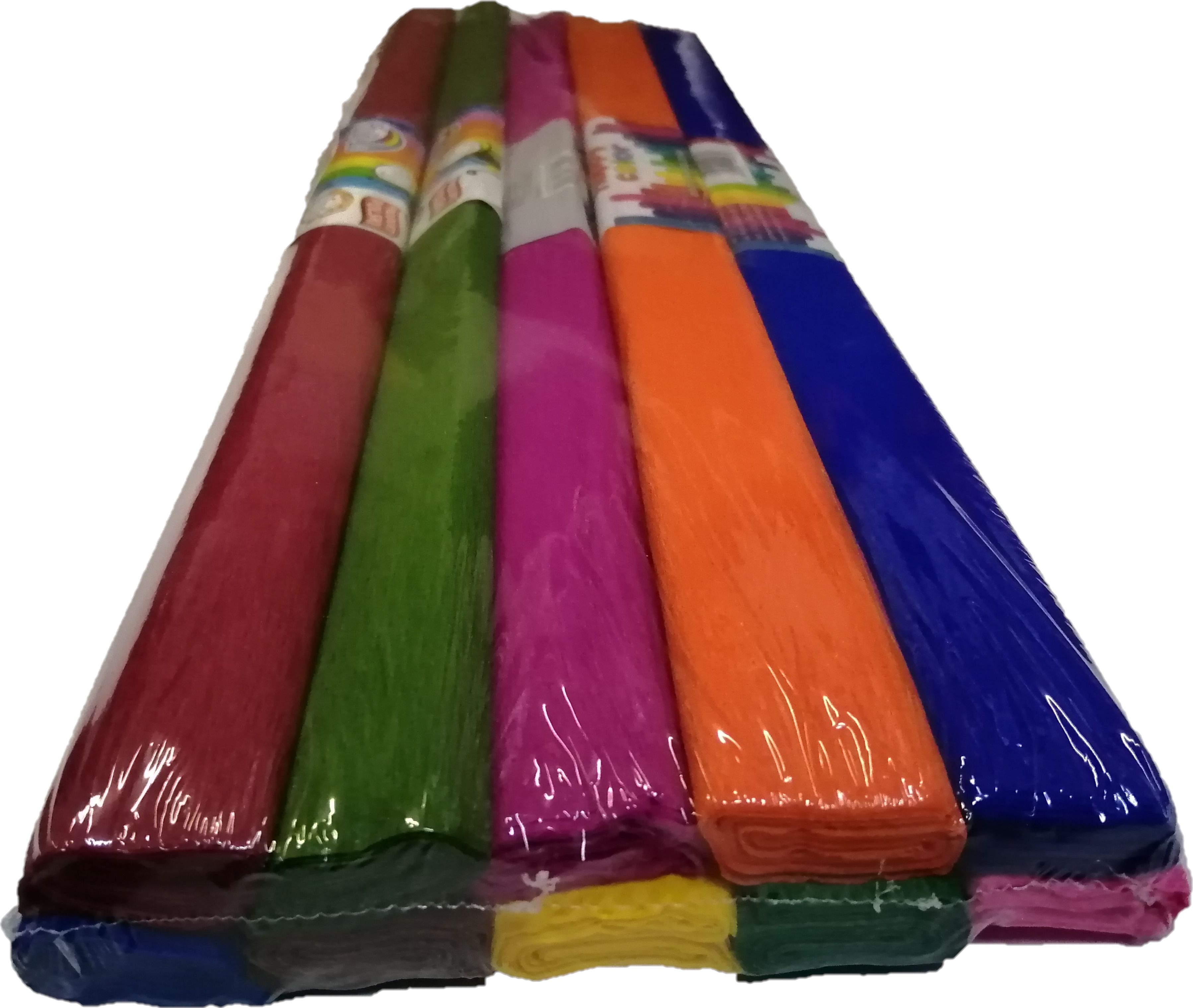 KW Trade Bibuła marszczona MIX 10 kolorów intensywnych