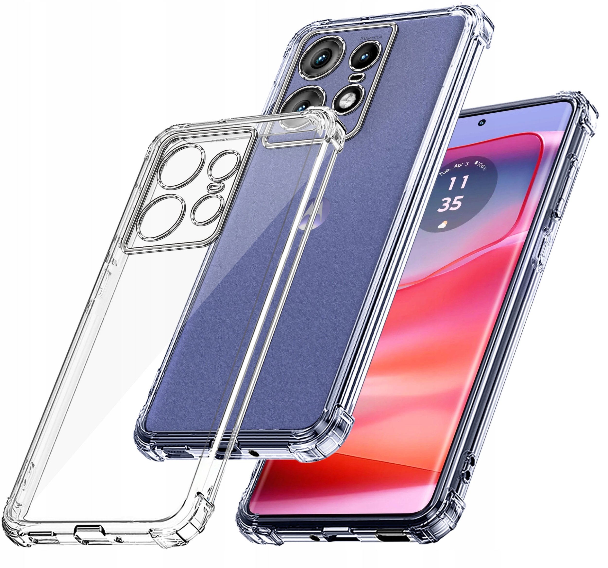 Etui do Motorola Moto EDGE 50 Pro ANTI-SHOCK CLEAR CASE