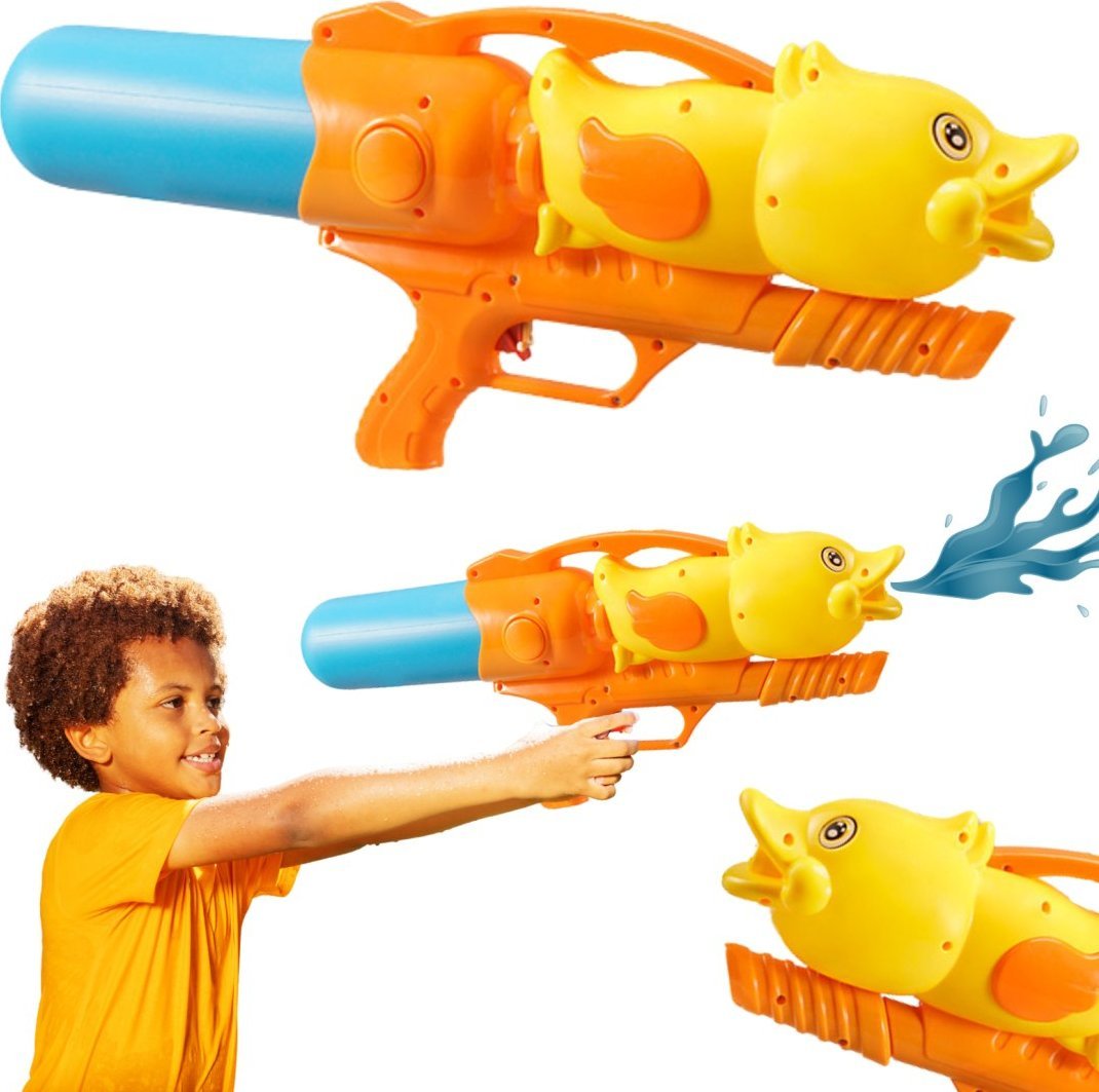 PISTOLET NA WODĘ KARABIN KACZKA BROŃ ZABAWKA WODNA ZESTAW DLA DZIECI