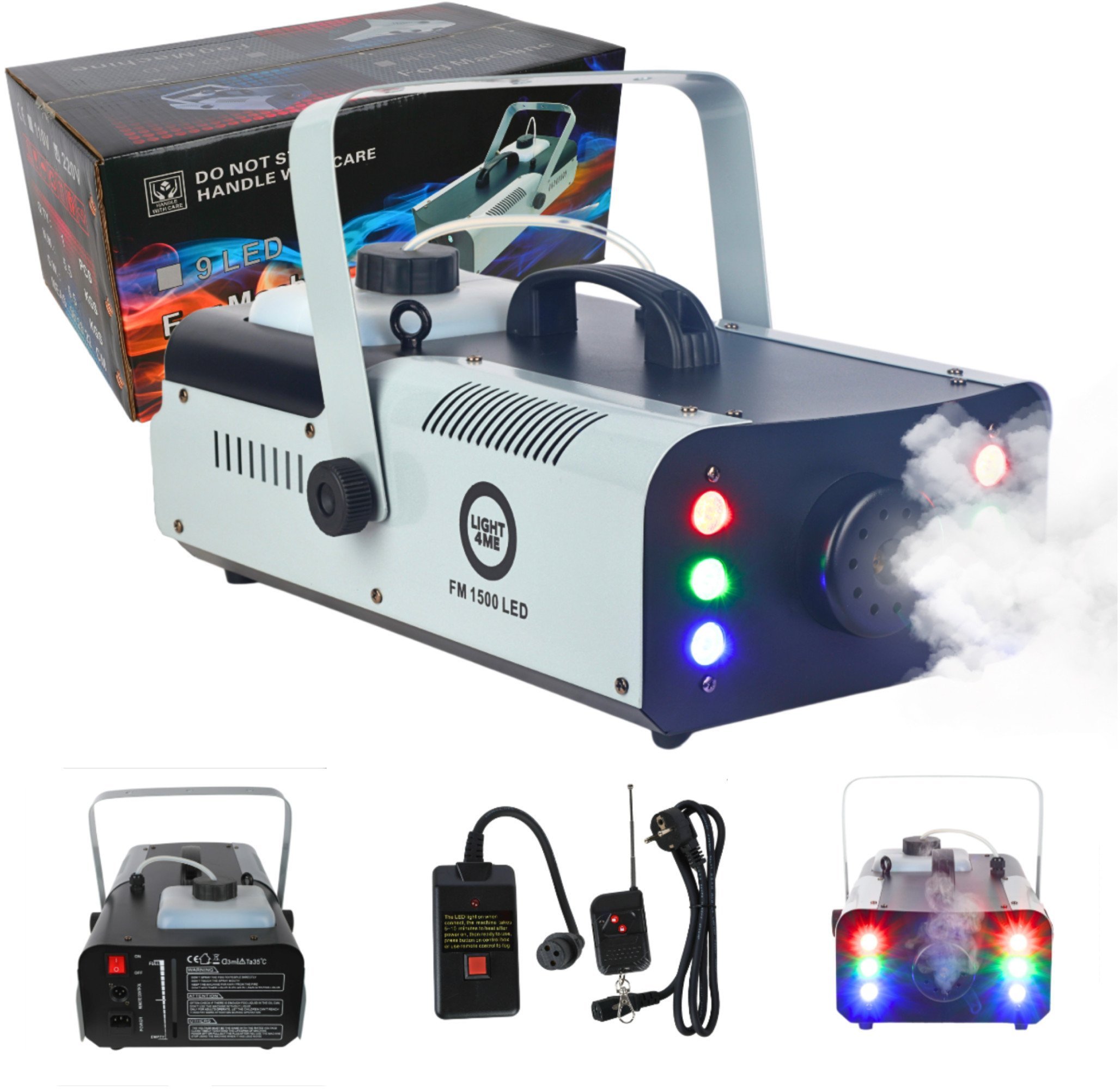 LIGHT4ME FM 1500 LED generator wytwornica dymu mgł