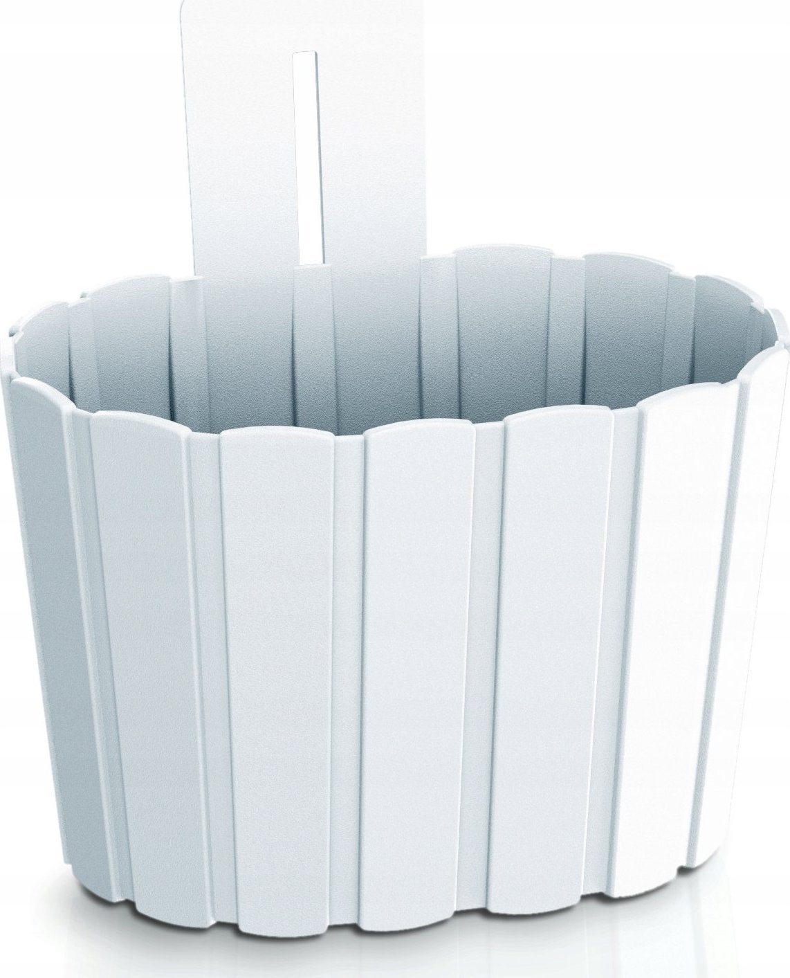 Prosperplast Doniczka na ścianę BOARDEE DDES200-S449, Kolor Biały, Prosperplast, Wymiary 19.4x15x20 cm