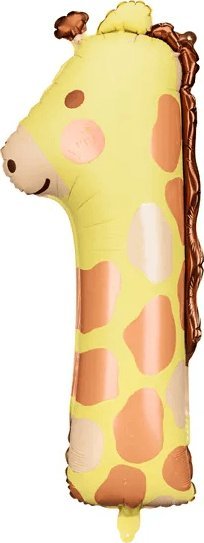 Party Deco Balon foliowy 1 Żyrafa 42x90cm