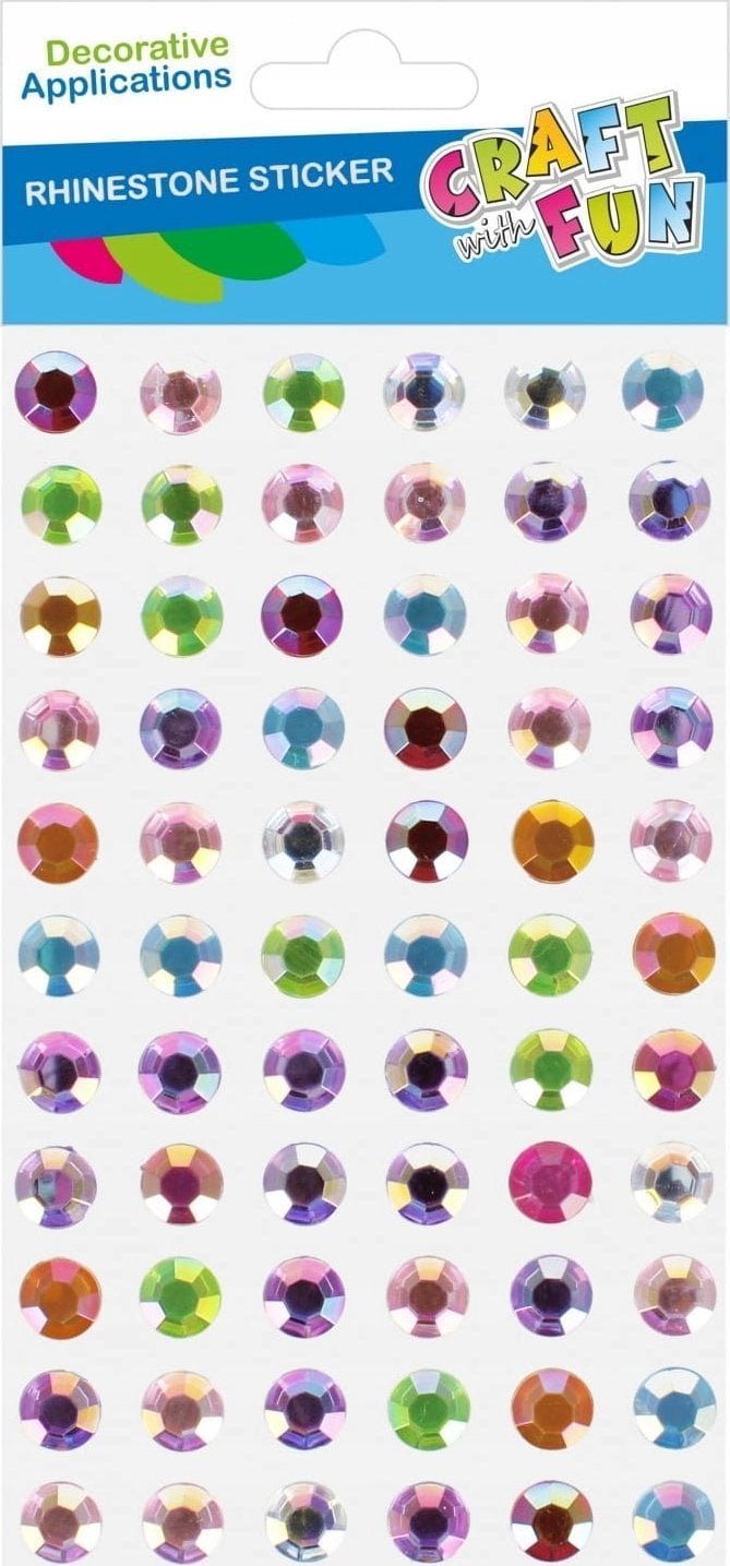 Craft with Fun OZDOBA DEK KRYSZT SPRZYL 10MM/11SZT KOL CF12/144