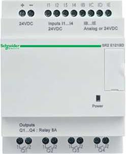 Schneider Sterownik programowalny Zelio Logic 8 wejść 4 wyjścia 100 - 240V LCD (SR2E121FU)